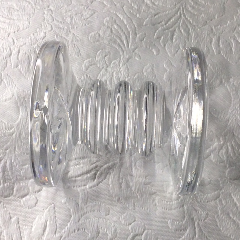 Waterford Vintage Cut Crystal 8 Point Star 3 Ring Table Accessories Knife Rest